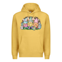 Antique Gold Easter Day gnomes Premium Hoodie - NancyCooperArtShop