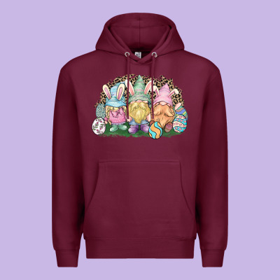 Easter Day Gnomes Premium Hoodie Designed By Nancycooperartshop