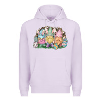 Lilac Easter Day gnomes Premium Hoodie - NancyCooperArtShop