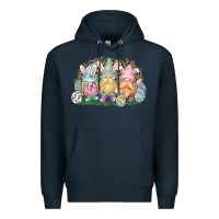 Navy Easter Day gnomes Premium Hoodie - NancyCooperArtShop