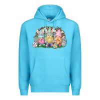 Ocean Blue Easter Day gnomes Premium Hoodie - NancyCooperArtShop