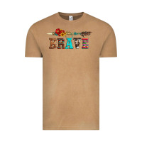 Vintage Camel brave and aztec wood sunflower with arrow Vintage Tee - Artiststas
