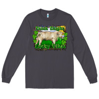 Smoke thick thighs lucky vibes charolais bull Long Sleeve Tee - RanaPortraitStore