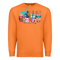 Carrot art teacher coffee cup Premium Sweatshirt - AdoDesignShop