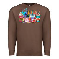 Chestnut art teacher coffee cup Premium Sweatshirt - AdoDesignShop