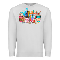 Dove Grey art teacher coffee cup Premium Sweatshirt - AdoDesignShop