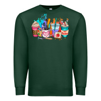 Sports Green art teacher coffee cup Premium Sweatshirt - AdoDesignShop