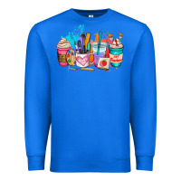 True Royal art teacher coffee cup Premium Sweatshirt - AdoDesignShop