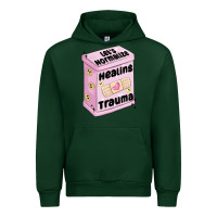 Foreset Green let's normalize healing trauma Urban Hoodie - MaliasSmallBusiness