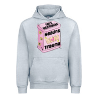 Heather Grey let's normalize healing trauma Urban Hoodie - MaliasSmallBusiness