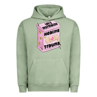 Pigment Oil Green let's normalize healing trauma Urban Hoodie - MaliasSmallBusiness