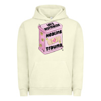 Pigment Pistachio let's normalize healing trauma Urban Hoodie - MaliasSmallBusiness