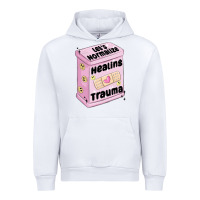 White let's normalize healing trauma Urban Hoodie - MaliasSmallBusiness