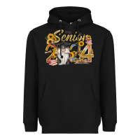 Black senior 2024 Heavyweight Hoodie - RacoonDesign
