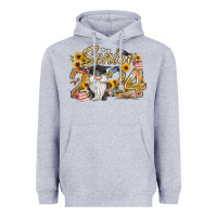 Heather Grey senior 2024 Heavyweight Hoodie - RacoonDesign