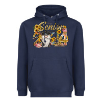 Navy senior 2024 Heavyweight Hoodie - RacoonDesign