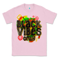 Bubblegum Pink black vibes only Classic Tee - texasbilliewilder