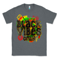 Charcoal Heather black vibes only Classic Tee - texasbilliewilder