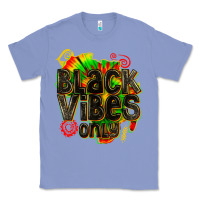 Colony Blue black vibes only Classic Tee - texasbilliewilder