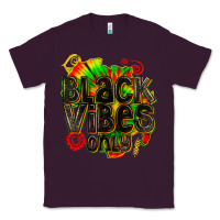 Plum black vibes only Classic Tee - texasbilliewilder