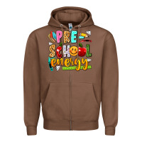 Chestnut pre school energy Zipper Hoodie - texasbilliewilder