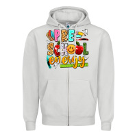 Dove Grey pre school energy Zipper Hoodie - texasbilliewilder