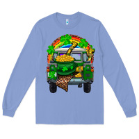 Colony Blue st patricks day truck with pot of gold horseshoe a Long Sleeve Tee - RanaPortraitStore