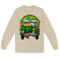 Mushroom st patricks day truck with pot of gold horseshoe a Long Sleeve Tee - RanaPortraitStore