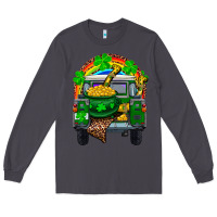 Smoke st patricks day truck with pot of gold horseshoe a Long Sleeve Tee - RanaPortraitStore
