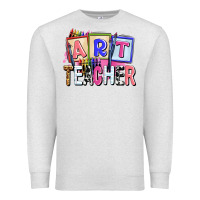 Oatmeal Heather art teacher Premium Sweatshirt - AdoDesignShop