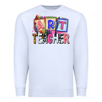 White art teacher Premium Sweatshirt - AdoDesignShop