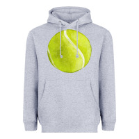 Heather Grey tennis ball fa element 2 Heavyweight Hoodie - FaDigitalArtStudio