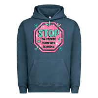 Pigment Midnight Navy stop no energy vampires allowed Urban Hoodie - MaliasSmallBusiness