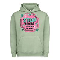 Pigment Oil Green stop no energy vampires allowed Urban Hoodie - MaliasSmallBusiness