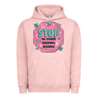 Pigment Salmon stop no energy vampires allowed Urban Hoodie - MaliasSmallBusiness