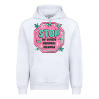 White stop no energy vampires allowed Urban Hoodie - MaliasSmallBusiness
