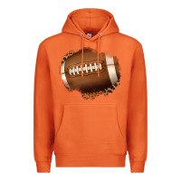 Carrot leopard american football patch Premium Hoodie - Jasminsmagicworld