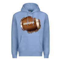 Colony Blue leopard american football patch Premium Hoodie - Jasminsmagicworld