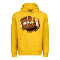 Lemon leopard american football patch Premium Hoodie - Jasminsmagicworld