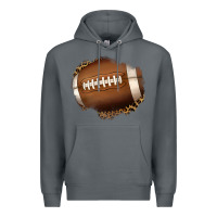 Rock leopard american football patch Premium Hoodie - Jasminsmagicworld