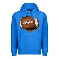True Royal leopard american football patch Premium Hoodie - Jasminsmagicworld