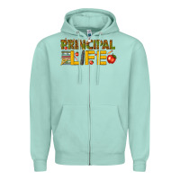 Seafoam principal life Zipper Hoodie - texasbilliewilder