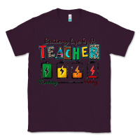 Plum battery life of a teacher Classic Tee - Zillion Design Studio