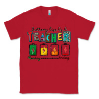 Red battery life of a teacher Classic Tee - Zillion Design Studio