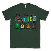 Sports Green battery life of a teacher Classic Tee - Zillion Design Studio