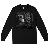 Black soldier boots Long Sleeve Tee - RanaPortraitStore