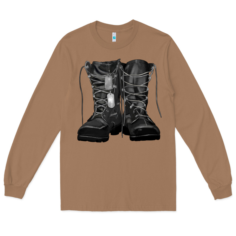 Soldier Boots Long Sleeve Tee by RanaPortraitStore | Teevron