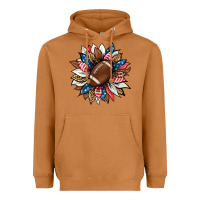Meerkat american football sunflower Heavyweight Hoodie - HRA Design Shop