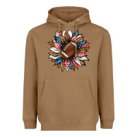 Toasted Coconut american football sunflower Heavyweight Hoodie - HRA Design Shop