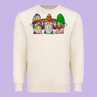 Mexican Gnomies Premium Sweatshirt Designed By Jahusdesignshop
